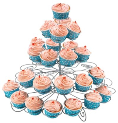 JYARZ Alzatina per Dolci Festa Alzata for Cupcake Iron Art, 5 Ripiani, Torre for Dolci E Dessert Riutilizzabile Alzata per Torta Cupcake
