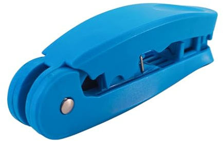 Buxuaaaa Herramienta pelacables RJ45 multifunción: enderezador y cortador de cables Cat5/Cat6 con pelacables de bloqueo seguro y herramienta alisadora de cables