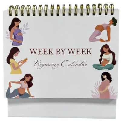 Pregnancy Calendar Weekly | Hardcover Keepsake Journal | Expecting Mom Planner Pregnancy Tracker for Preparation Development Planning Tracking New Parents Family Home