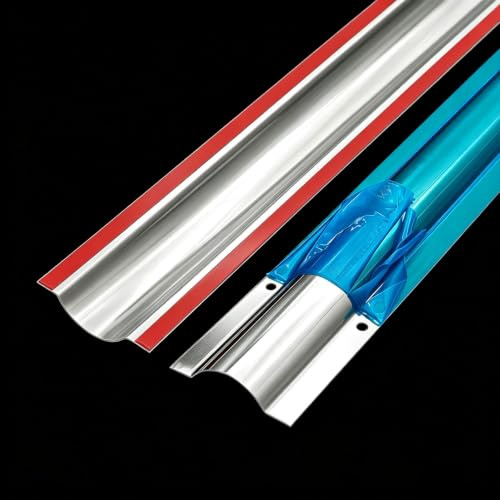 Calpestabile Passacavi Canalina Passacavi in Acciaio Inox Adesiva | Canale Di Copertura Cavi Impermeabile per Pavimento Muro, Larghezza Esterna 40 46 53 60 80 100 120mm(1.2mm,No.3)
