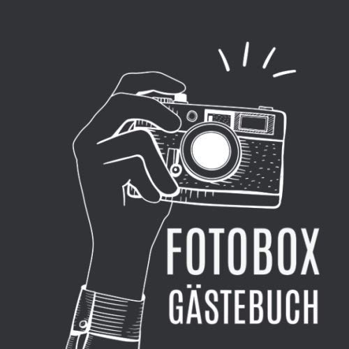 Fotobox Gästebuch: Ein schönes Gästebuch kombiniert mit einem Fotoalbum - lasst eure Gäste Fotos einkleben und wünsche eintragen.