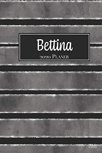 Bettina 2020 Planer: A5 Minimalistischer Kalender Terminplaner Jahreskalender Terminkalender Taschenkalender mit Wochenübersicht