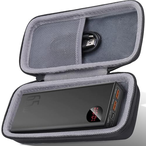co2CREA Duro Viajar Caja Estuche Funda para Baseus Power Bank 65W 20000mAh Laptop Portable Charger Fast Charging Battery Pack(Funda Solo,Case Only)