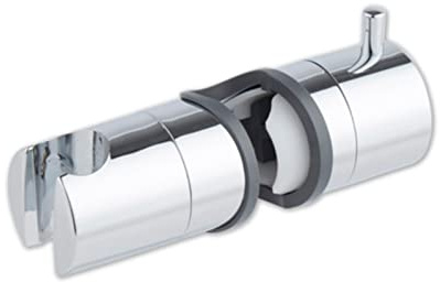 Universal Duschkopfhalter Duschstange Kunststoff Verchromt 18-25 mm Verstellbar Brausehalter Duschkopf Handbrause Halterung Ohne Bohren