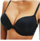 2 Sizes Bigger Boost Bra Super maximise Push Up Thick Padded Bombshell VS add 2 Cups Assets Full Effect (as8, Cup_Band, b, 34, Black)