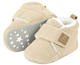 Sterntaler Unisex barn krypskor baby baby krypskor stickad, Beige, 16 EU
