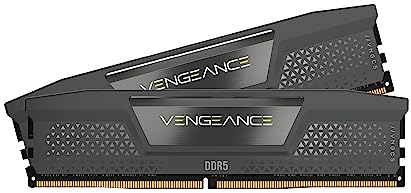 CORSAIR Vengeance DDR5 RAM 64GB (2x32GB) 6000MHz CL30-36-36-76 1.40V AMD Expo Intel XMP 3.0 Desktop-Arbeitsspeicher – Grau (CMK64GX5M2B6000Z30)