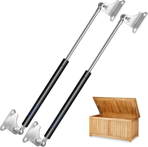 ARANA muelles de gas amortiguadores 380mm 245N/25KG con soporte, 2ud