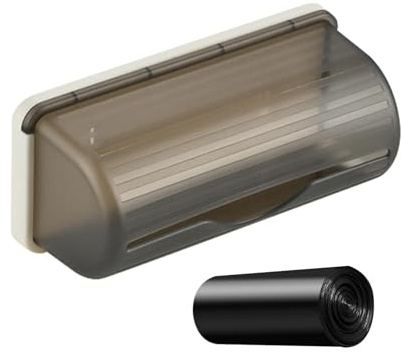 Distributeur de Sacs Poubelle pour Mur, conteneur de Sac Poubelle Mural, Distributeur de déchets, conteneurs muraux pour buanderie, Organisateur de Sacs poubelles, Rangement sous évier, comptoir