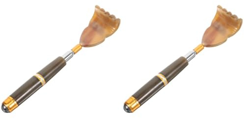 Beavorty 2 Pz Solletico Scratcher Macchina Da Massaggio Dispositivo Di Massaggio Rotondo Riflessologia Pollice Dello Strumento Di Massaggio Portatile Graffiante Lega