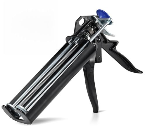 Pistola per presellatura manuale con rapporto di spinta 28:1, doppio applicatore epossidico per cartucce 1:1 da 400 ml, ideale per incollare piastrelle e pannelli