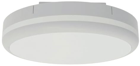 Europalamp Plafonnier LED 3CCT 12-15-18 W avec Détecteur de Mouvement | 3000-4000-6000 K | IP65 Extérieur & Intérieur | Économie d’Énergie & Sécurité 1800 LM 170-250 V