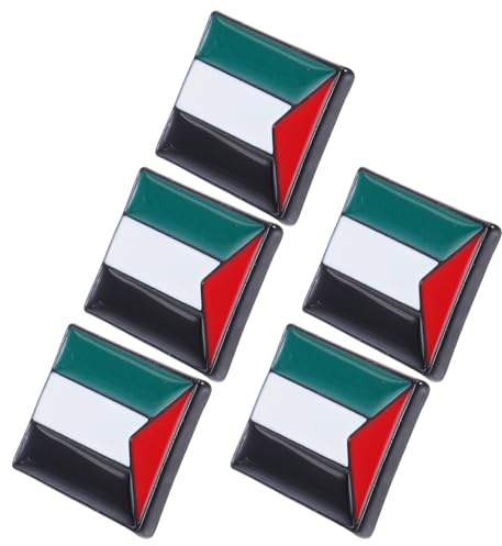 BESPORTBLE 5 Pièces Broche Délicate Style Palestine Broche Décorative pour Manteau Épingle à Linge Compacte Bijou pour Col de Chemise Ornement