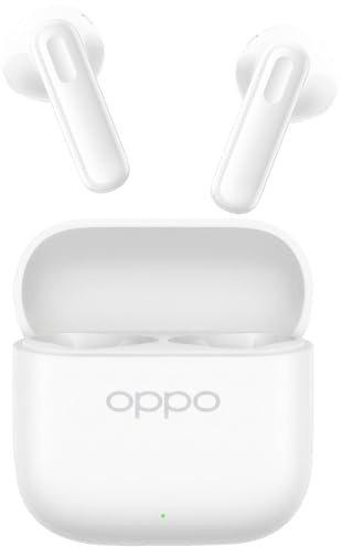OPPO Enco Buds3 Auricolari In-Ear Wireless, Bluetooth 5.4, IP55 Impermeabile, 48 h Batteria, AI Translation, 47ms Modalità Gaming, Bianco