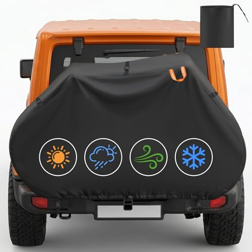 AOOWU Bike Cover for 2 Bikes, Waterproof Bicycle Cover Indoor Outdoor Storage, 210D Bike Covers with Lock Holes & Storage Bag, Anti-UV Windproof Dust Rain for Mountain, Road & Bikes, 208 x 120 x 97cm