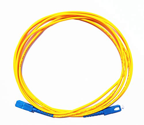 lianshi SC-SC 10M SingleMode cavo a fibre ottiche SC Al connettore ottico SC 3M 5M 10M 15M (10M)