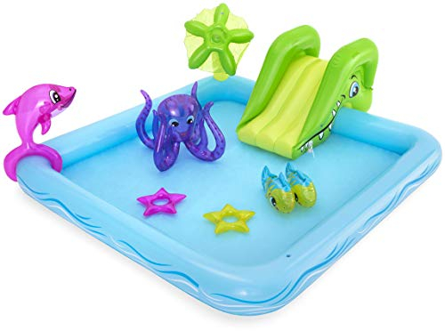 Bestway Wasserspielcenter, Aquarium, 239 x 206 x 86 cm Mehrfarbig 2.1 2.50 m