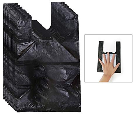 Hipruict Sanitary Napkin Disposal Bags, 200 PCS Personal Disposal Bags For Women Trash Bags With Handle For Feminine Hygiene Product - Black