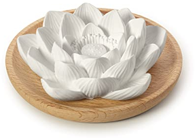 Primavera Aroma Duftstein Lotusblüte - Duftträger, Deko-Element - Duftträger für 100% naturreine ätherische Öle und Duftmischungen - Raumduft, Diffusor - Aromatherapie