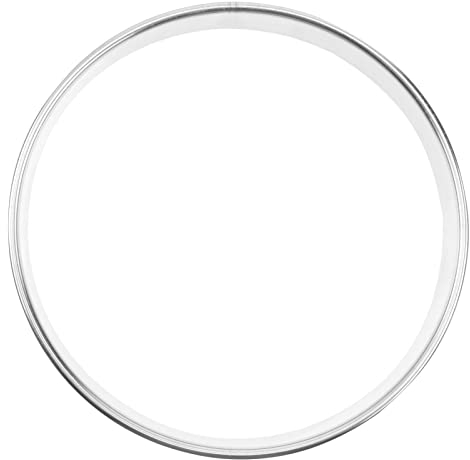 Housoutil 7 Inch Pizza Ring, Stainless Steel Dough Cutting Ring for Cooking Baking Cakes Desserts Tart