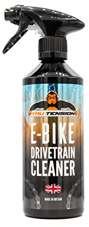 Tru-Tension E-Bike Drivetrain Cleaner - Bike Chain Degreaser - Perfect for Cleaning the Components of Motor Vehicle that Deliver Power to the Driving