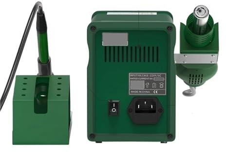 CHIPEL 2 In 1 BST-898D LED Display Lead-Free Hot Air Gun Welding Solder Iron Repair Table SMD Desoldering Rework Soldering Station Tool