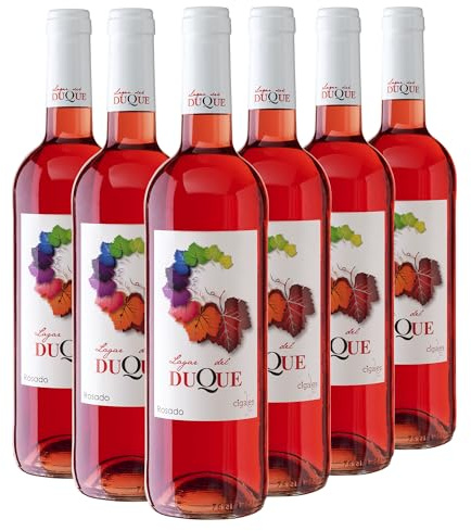 Lagar del Duque, Rosado, D.O. Cigales, Tempranillo, Garnacha y Verdejo, 6 botellas x 750 ml, Total 4500ml