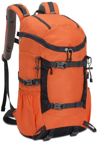 jianyana Zaino Trekking 30l - Zaino da Ciclismo Resistente ai Graffi Zaino da Escursione Zaino da Campeggio Piccolo Leggero Resistente da Viaggio per Passeggiate Sport per Donne e uomini