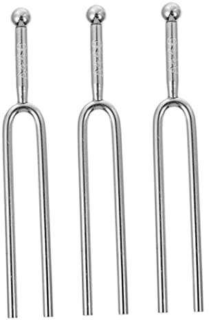 Hoement 3 Stück Stimmgabel Metall 440 Hz Standard A Tonstimmgabel Gitarren Zubehör Musikinstrument Tuning