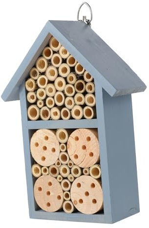 KITANDOVE 1stück Insektenhotel Für Garten Bienenhaus Mit Natürlichem Design Für Bestäuber Und Schmetterlinge Outdoor Deko Für Terrasse Und