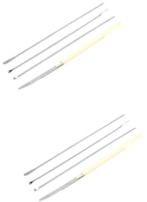 FRCOLOR 2stücke Ohrenschmalz Entferner Set Teiliges Ergonomisches Mit Spiraldesign Für Sanfte Ohrreinigung Und Massage Hygienisch Und Langlebig Für