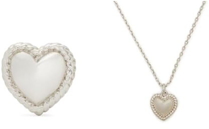 Kate Spade New York Golden Hour Studs & Necklace, Silver
