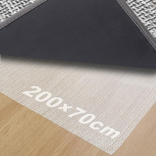 Antiscivolo Tappeto antiscivolo, 70 X 200 cm rete antiscivolo per tappeti sottotappeto antiscivolo tappetino antiscivolo Multiuso ferma tappeto antiscivolo per Cuscini Divano Cassetti Vassoio Tappeto