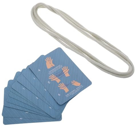 Toyvian 2pcs String Toys for Boys and Girls Cats Cradle String Games Educational Hand Plaything Enhance Creativity and Teamwork