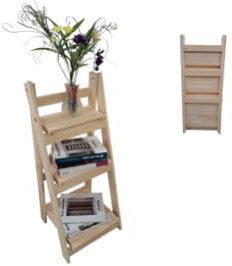 Serafin Scala di fiori in pino naturale