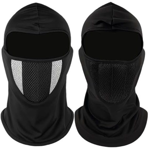 JazRvr 2 Stück Sommer Sturmhaube für Herren und Damen, Sturmhaube Motorrad Sommer, Sturmhaube, Sturmhaube Motorrad, Sturmhaube Sommer, Maske