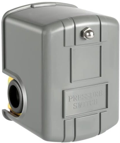 VIOPDER 1 interruttore di pressione per pompa pozzo, interruttore di pressione dell'acqua da 30 a 50 psi, interruttore di controllo della pressione della pompa dell'acqua NPT femmina da 1/4 pollici