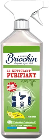 JACQUES BRIOCHIN - Nettoyant Purifiant - Spécial Sols - Formule Concentrée - Nettoie, Dégraisse, Fait Briller et Purifie en profondeur - 100% d'origine naturelle - Fabrication Française - 750ml