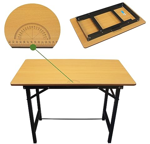 TRUTZHOLM Werkbank Werktisch klappbar Traglast 150 kg, Gewicht 13 kg, MDF Arbeitsplatte mit Lineal und Winkelmesser 100 x 60 x 74,5cm Arbeitstisch Arbeitsbank