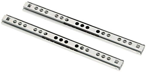KOTARBAU® Guide Telescopiche per Cassetti 2 Pezzi 180 mm / 17 mm con Chiusura Ammortizzata