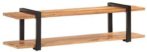 vidaXL Akazienholz Massiv TV Schrank Lowboard TV Möbel Tisch Board Sideboard Fernsehtisch Fernsehschrank HiFi-Schrank Couchtisch 160x40x40cm