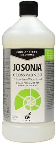 Jo Sonja Barniz de poliuretano Brillo - 32 oz Botella…