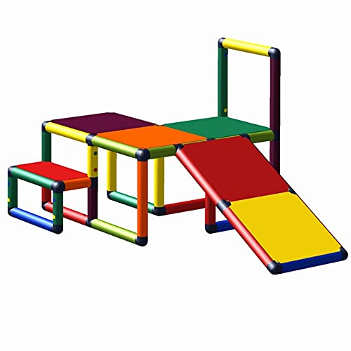 Move and stic Piattaforma da gioco Sissi per principianti con scivolo per bambini o sala giochi, adatta come in giardino multicolore