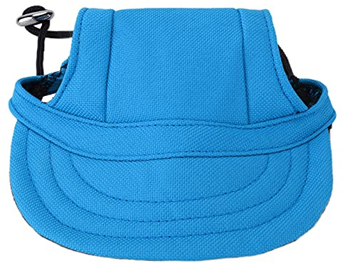 Pssopp Hunde Baseball Cap Mütze Basecap Baseballmütze Hut Haustier Baseball Mütze Hunde Mütze Hund Sport Hut Hunde Sonnenhut mit Ohrlöchern für Welpen Haustier(Blau S)
