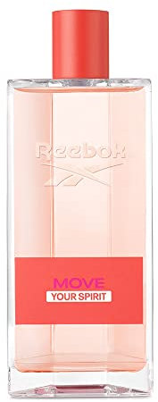 Reebok Move Your Spirit Perfumes de Mujer Eau de Toilette 100ml con Vaporizador Fragancia Femenina, Floral y Afrutada Colonia Mujer