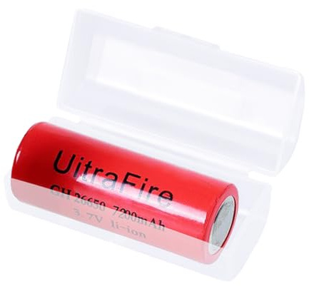 UKCOCO 4 Pièces AAA Conteneur De Batterie Organisateur De Batterie Mallette De Rangement Étui Rigide De Stockage pour 26650 Petite avec Couvercle (Piles Non incluses)