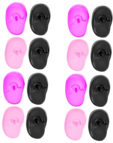 minkissy 16stücke Teiliges Ohrenabdeckungen Für Haarfärbung Ohrenschützer Für Friseursalons Wasserdichte Ohrenschutz Für Haarbehandlungen Leicht Und Tragbar Für Reisen
