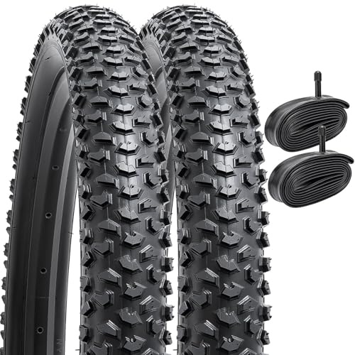 YunSCM 2Pcs Faltbarer 16 Zoll Reifen 16x2.125 Mantel 57-305 kompatibel Mountainbike, City Bike 16x2.10 16x2.125 16x2.25 Fahrradreifen