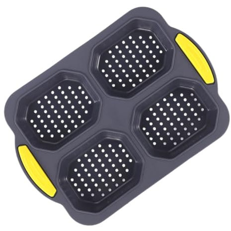 MOLUCKFU Molde Multipropósito Para Pan Muffins Hamburguesas Silicona Fácil De Desmoldar