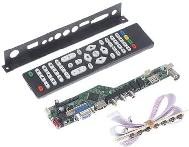 1Set TV Motherboard T.SK105A.03 Universal LCD TV Controller Driver Board PC/VGA/USB Interface Replace T.V53.03(1 set)